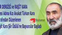 2017 Raşit Kara Şiir Ödülleri Başvuruları Başladı