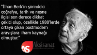 Şair Aziz Kemal Hızıroğlu, İlhan Berk Şiirini Yazdı