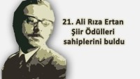 21. Ali Rıza Ertan Şiir Ödülü Sonuçlandı